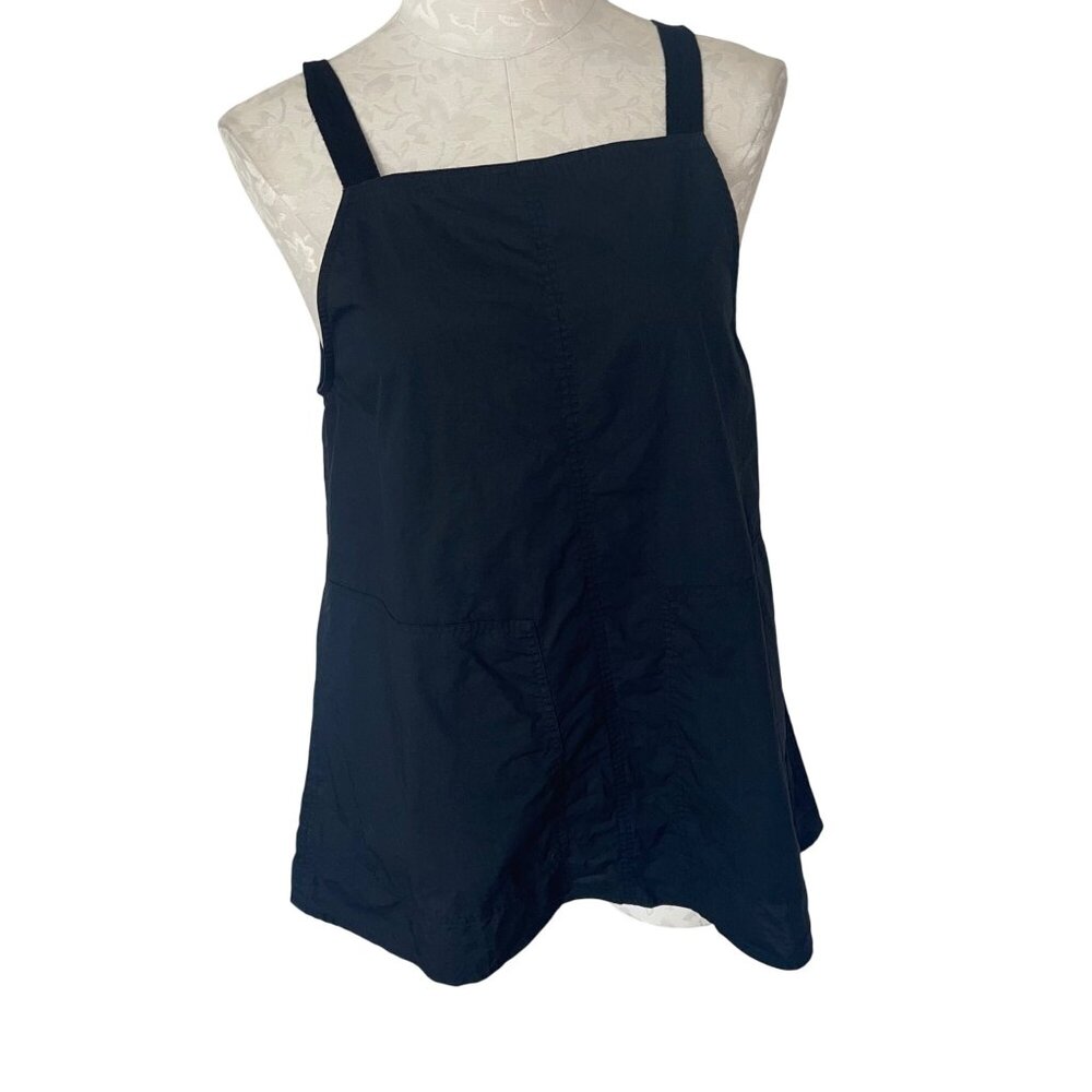 Lee Mathews Workroom Vintage Womens Tank Top Black Size 6 Black Pure Cotton